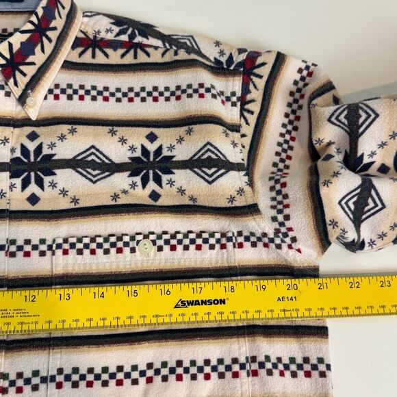 Chaps Ralph Lauren Southwestern Flannel Shirt S - Picture 5 of 6